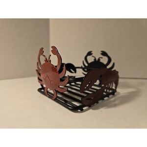 Crab‎ Lobster Basket 4.5" Square Post-it Notes Napkins Neat Seaside Ocean /0437